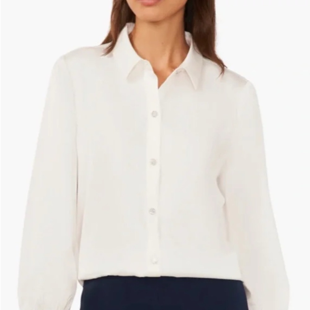 Halogen Classic White Button Down Shirt
